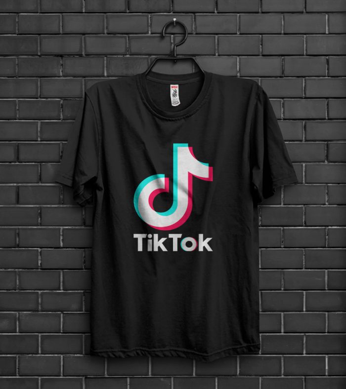 TikTok Shirt Black color.