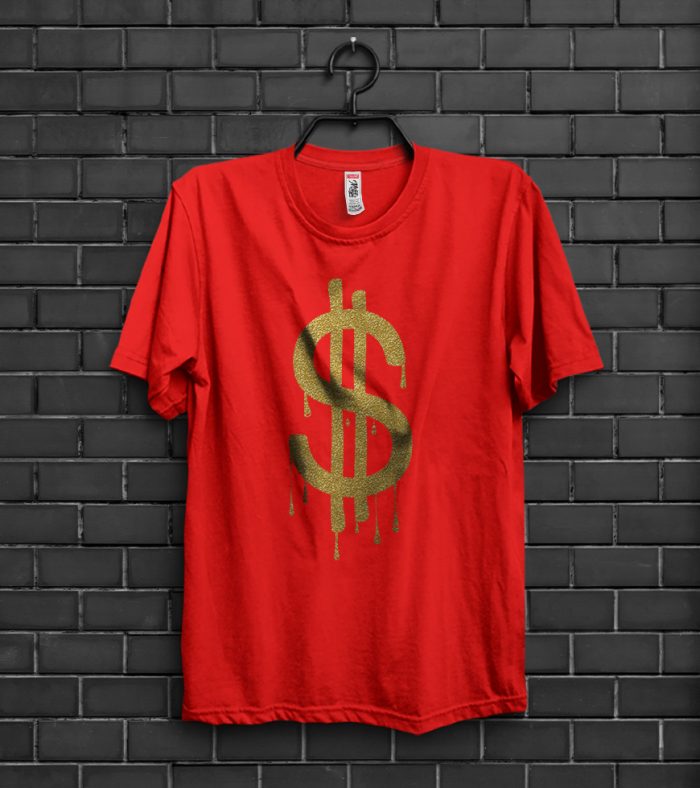 USD Tshirt Red color