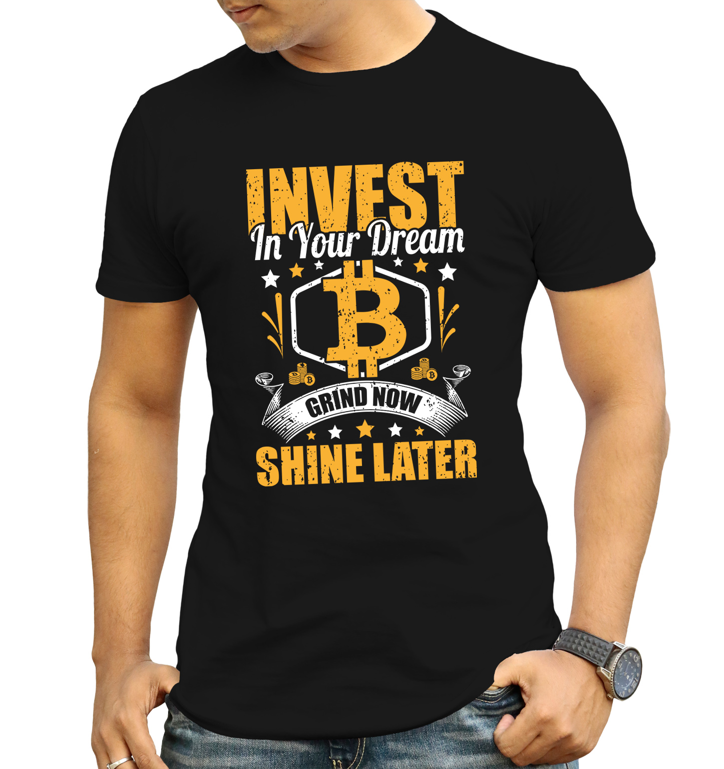 Bitcoin invest -Black