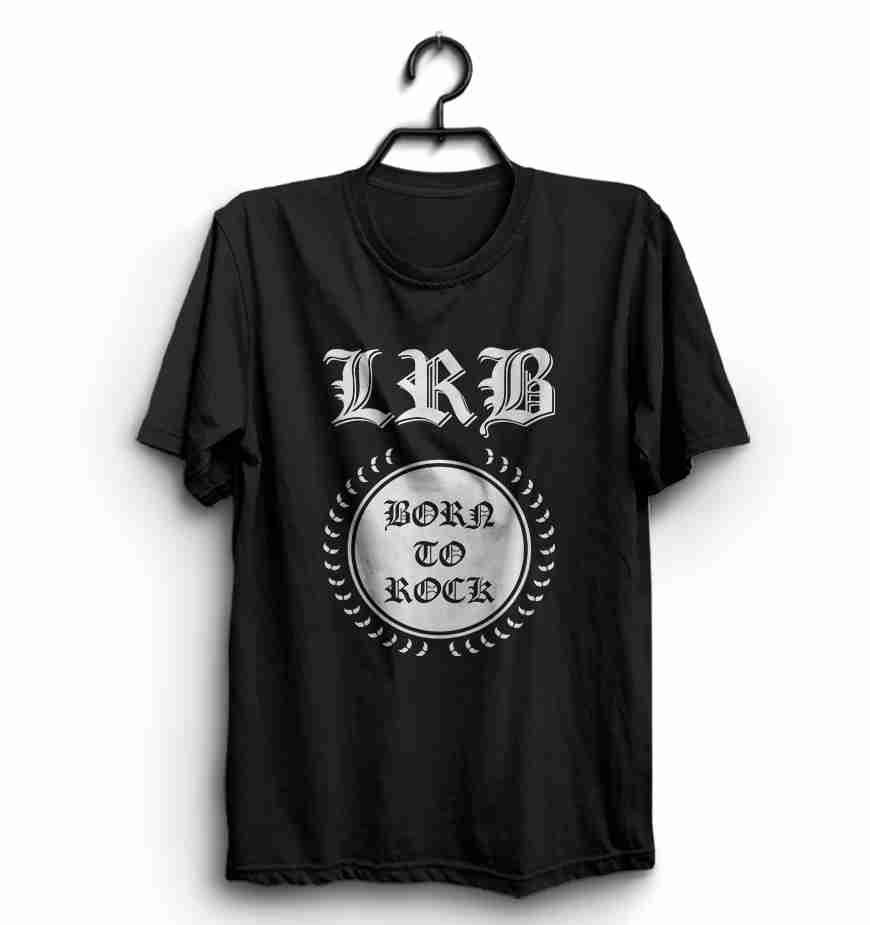 LRB born to rock-tshirt-black