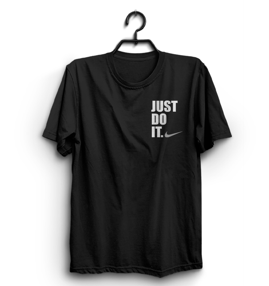 Just do it Black t-shirt
