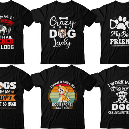 Dog-T-Shirt-Design-Bundle